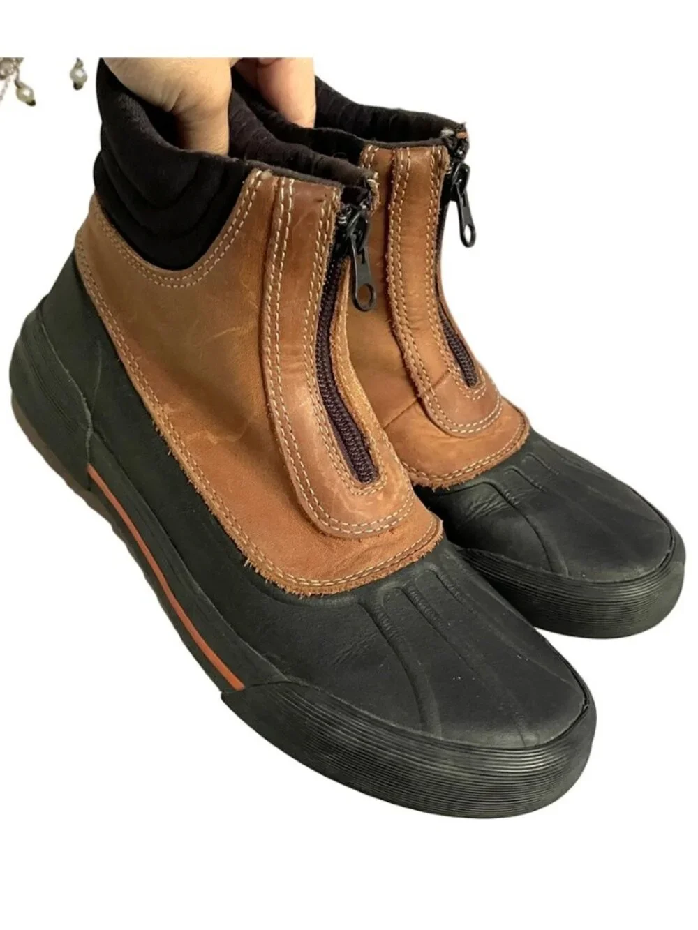 Clarks Gilby Cherry Waterproof Boots - 6